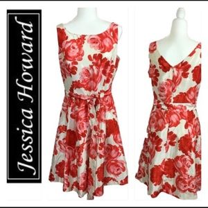Jessica Howard Women Fit and Flare Dress Size 10